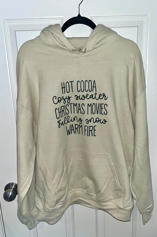 “Hot Cocoa” Christmas Hoodie