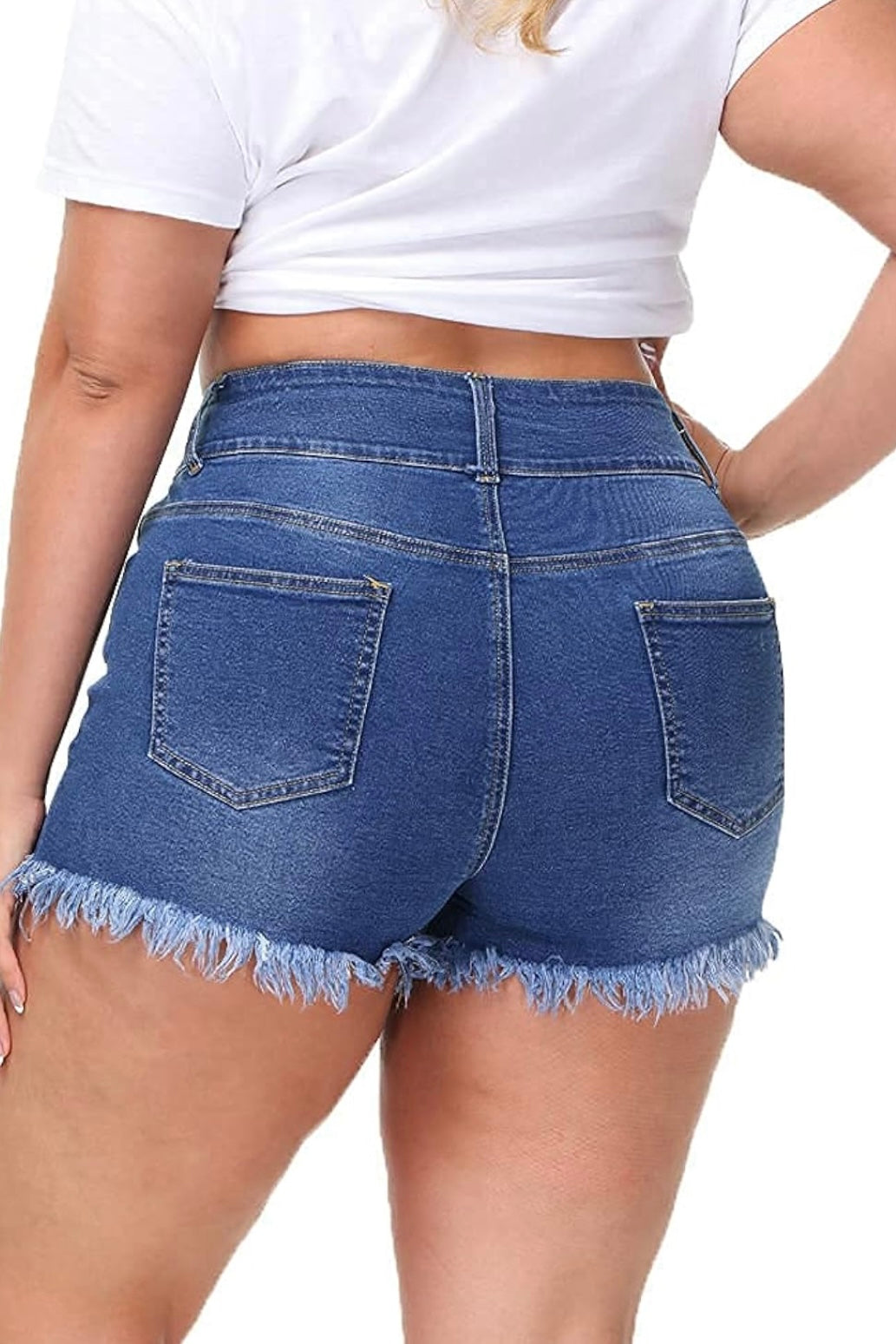 “Feeling Sassy” Jean Distressed Shorts