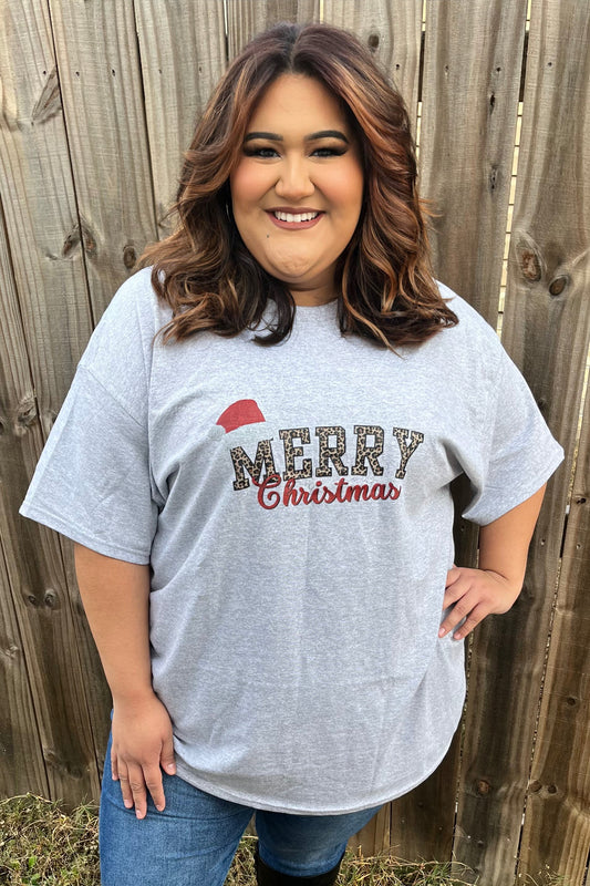 “Merry Christmas” Vinyl Graphic Tee