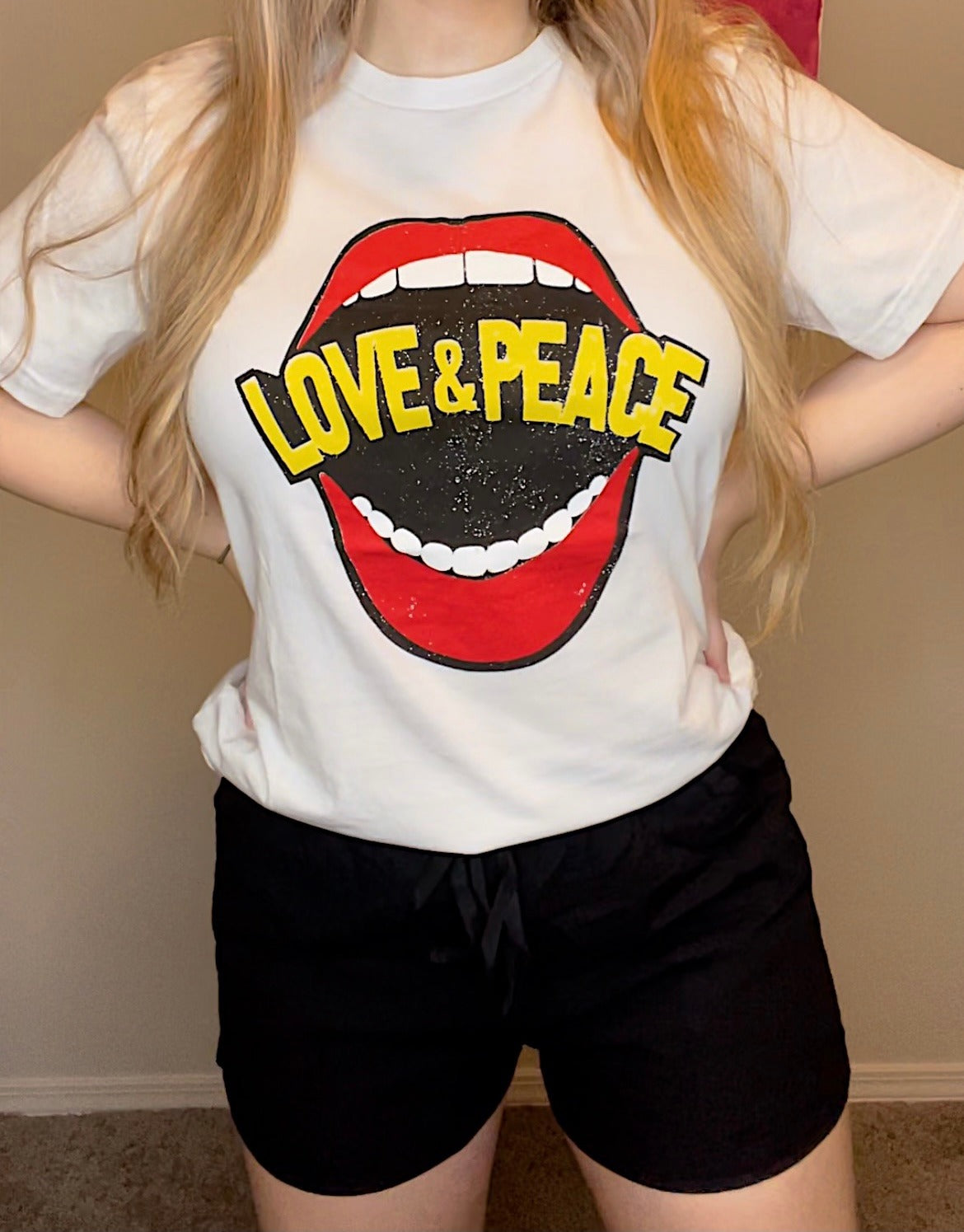 "Love & Peace" Graphic T-Shirt